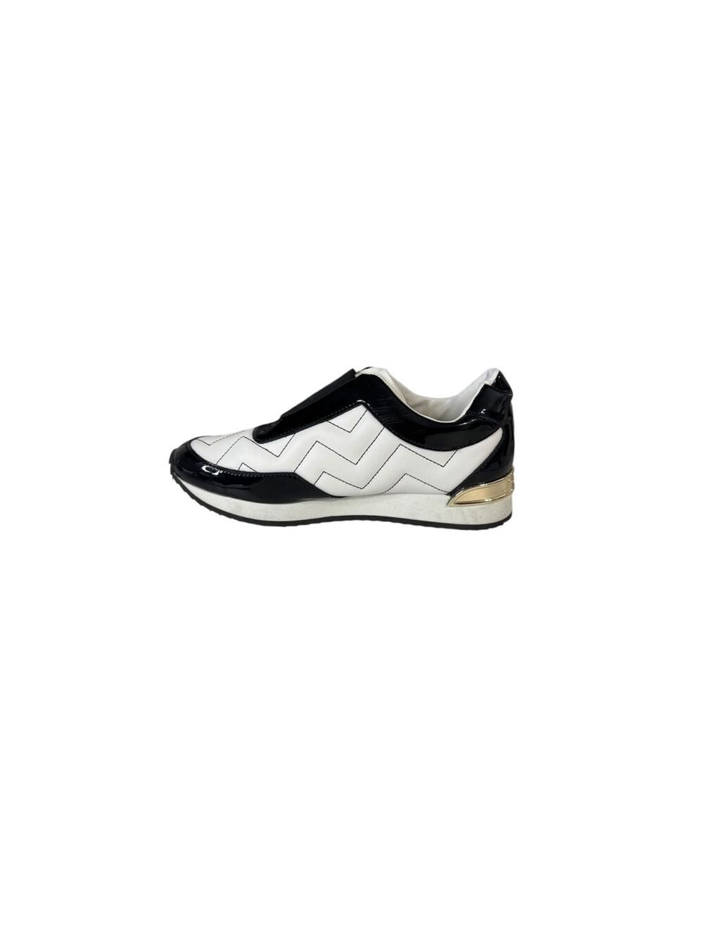 Women's Karl Lagerfeld Sneakers Size 8.5 Black and White - Picture 8 of 9